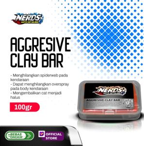 Agresive Clay Bar Penghilang Noda Kontaminasi/Aspal/Percikan cat dll