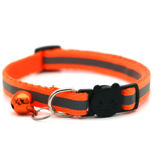 KALUNG KUCING PREMIUM GLOW IN THE DARK KALUNG KITTEN MENYALA DALAM GELAP TALI LEHER KUCING LONCENG REFLEKTIF COLLAT WITH BELL