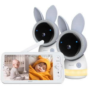 ARENTI AiNanny A4 Kit Plus - Baby Monitor Camera 5-Inch LCD Monitor Screen 2.5K UHD 4MP Baby Camera