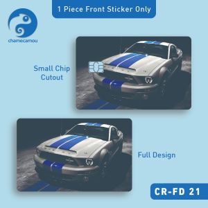 Decorative Sticker Skin For ATM Bank Credit Debit eWallet Access Member ID Card CR-FD - Sports Car Ford