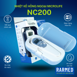 Nhiệt kế điện tử hồng ngoại không tiếp xúc Microlife NC200 cho trẻ em trẻ nhỏ