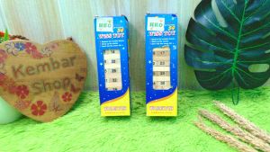 54 Mainan Anak Susun Angka Kayu Natural Kayu Wooden Stacko Angka