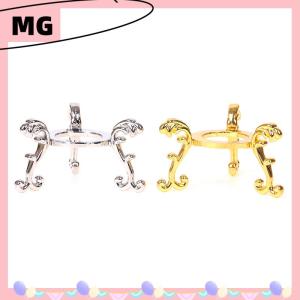 【Magical House】 [ New Hot Fashion] Đế đỡ trứng đá quý trưng bày mạ vàng giá đỡ quả cầu pha lê đồ trang trí