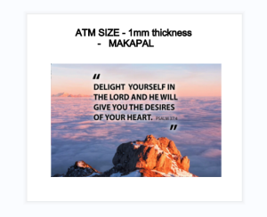 BIBLE VERSE COLORED REF MAGNET HIGH QUALITY