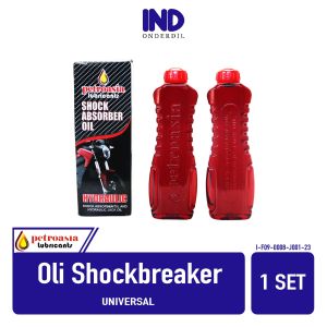 Oli-Oli Shockbreaker-Shockbreker-Sokbreaker-Sokbreker-Shock-Sok-Shok Breaker-Breker 100ml-100 Ml X 2 Botol-Pcs Merk Petroasia-Petro Asia