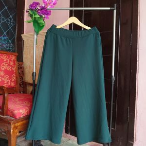 BIG ALL SIZE & REMAJA BB 99+kg ADA ~ EDISI KULOT✅ Paha & Pinggang Longgar/Melar | CREPE PREMIUM Tebal & Ringan celana panjang & pendek wanita/bawahan kasual wanita/loose pants boho