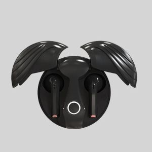 Wireless Headphone Angel Wings Bluetooth Earphone Stereo Earbuds Touch Control Gaming Sport Headset