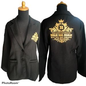 blazer custom bordir