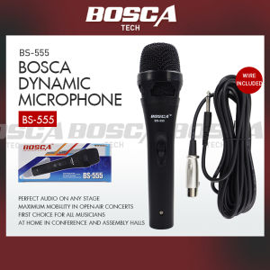 BOSCA Dynamic Microphone BS-555 Stage Home use singing Christmas party Club bar meeting restaurant KTV Karaoke Festival gift entertainment equipment