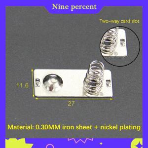 Nine percent 10Pcs 27x11.6mm AA Battery Positive Negative Conversion Spring Contact Plate For The 5th Battery AA Battery Spring