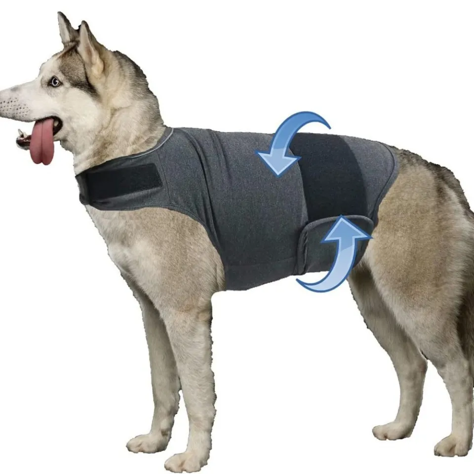 OUTOPEN Soft Dog Anxiety Jacket Comfortable Breathable Anti