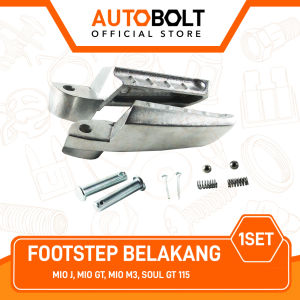 Footstep Belakang Yamaha Soul GT 115 & Mio J GT M3 Pijakan Injekan Foot Step Fotstep Bustep Alumunium Set