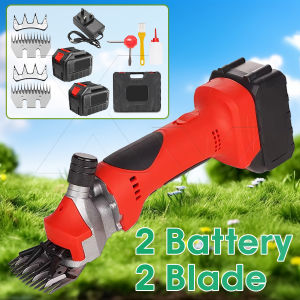 Cordless Electric Sheep Shears Sheep Pet Hair Clipper Shearing Kit 6 Speed 13 Teeth Wireless Handheld Sheep Hair Trimming Machine