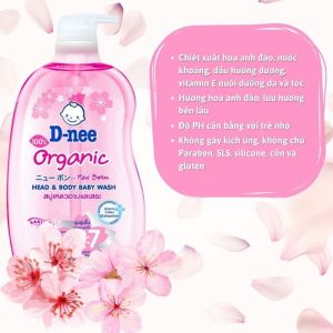 Tắm Gội Toàn Thân Dnee Baby Thái Lan Dành Cho Bé Dung Tích 380ml - Hàng Nhập Thái an toàn cho bé