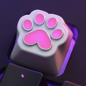 Qonzo AKC-1 Metal Keycap Alloy Keycap for Mechanical Keyboard Customization of Cyberpunk LOL Pikachu DOTA2 Overwatch Iron Man KO Key Cap