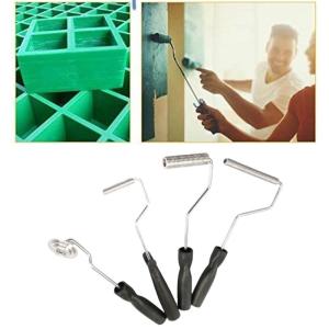 4 cái sợi thủy tinh bằng nhôm Con lăn sợi thủy tinh cán Con lăn cho tay đặt lên kỹ thuật trong ô tô và sửa chữa hàng Hải