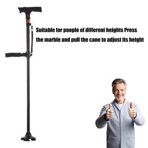 Light weight Aluminum Folding Canes Ergonomic Handle Regulable for Senior Travel Hiking Support