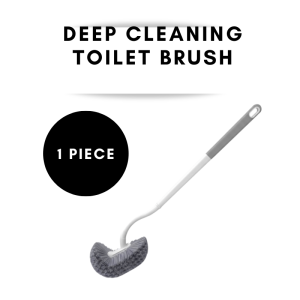 [SG STOCK] Deep Cleaning Toilet Brush with Wall Mount Holder - Gap & Corner Scrubber - Durable Bristles Bathroom Toilet