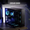 Corsair 6500X Mid-Tower Dual Chamber E-ATX PC Case - Black/White. 