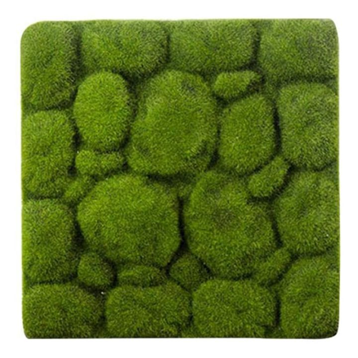 Grass Mat Stone Shape Indoor Green Artificial Lawns Turf Carpets Fake