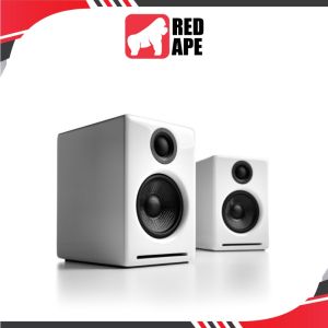 Audioengine A2+ Gen 2 Wireless Bluetooth Bookshelf Speakers: USB-C aptX-HD Bluetooth Subwoofer Output (A2 Plus)