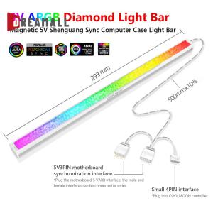 Colorful ARGB LED Strip Light 5V USB 3Pin Magnetic LED Tape for Creative DIY Lighting Projects
