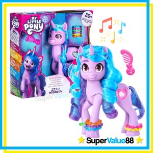 Original My Little Pony Make Your Mark -  Izzy Moonbow See Your Sparkle Playset with 20-cm Toy Figure Sounds Music and Lights Gifts for Girls by Hasbro