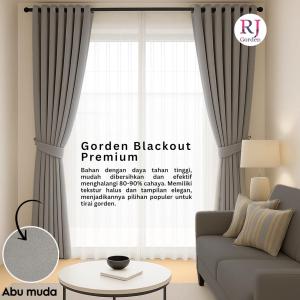 Gorden Tirai Jendela / Pintu Blackout Premium