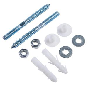 1Set Wall Basin Installation Iron Screw Basin Sink Screw Bolt durable Replacement Kit Bolts Gasket