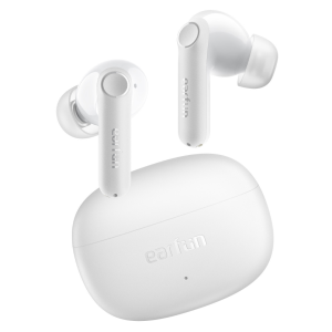 EarFun Air Life Wireless Earbuds 12mm Driver with Deep Bass Bluetooth 5.4 In-Ear Earbuds 4 Mics AI ENC Call 35H Playtime 30 Preset EQs Via App Comfortable Fit Wireless Charging IPX5 Waterproof