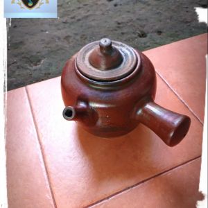 PANCI JAMU GERABAH TANAH LIAT 25 LTR / TEKO MASAK JAMU KRIUK REBUS KENDI JAMU TRADISIONAL TEMBIKAR JAWA ETNIK KLASIK UNIK SAM CORP