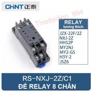 Đế relay trung gian 8 chân dẹp nhỏ - RS-NXJ-2Z/C1 ( hàng chính hãng Chint )