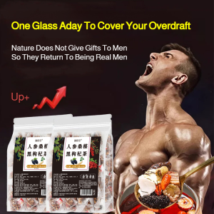 Mens Five Treasures Tea Healthy Food Instant Snacks Mulberry Ginseng Goji Berry Tea Support