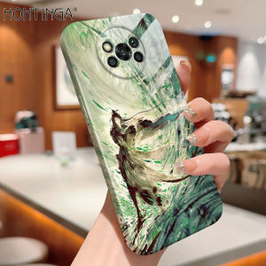 Hontinga All-inclusive Film Casing For Xiaomi Poco X3 NFC Poco X3 Pro Case Korean film Phone Case Fashionable Chinese style Back Casing lens Protector Design Hard Cases Shockproof Shell Full Cover Casing For Girls