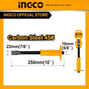 Pahat Beton Gepeng 10" Inch Topi INGCO HCCL082210 Chisel Pipih Tembok