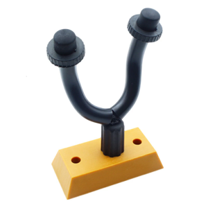 ชั้นเก็บกีตาร์อูคูเลเล่ติดผนังปรับได้ตะขอกีตาร์รูปตัวยูขาตั้งจอแสดงผลของผู้ถือตะขอแขวนผนังกีต้าร์