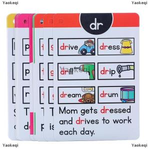 [COD] Yaokeqi Montessori English Phonics Learning Cards Kindergarten Educational Toys For Children Teacher Teaching Aid Flashcards