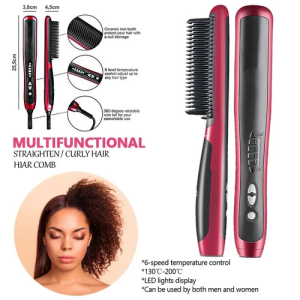 Catokan Sisir Pelurus Rambut Tahan Lama Permanen Smoothing Hair Straightener ASL 908