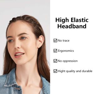 ✅SG Ready Stocks✅ JOMO High Elastic Headband Mens Women Big Wave Hairband Hair Accessories隐形不勒头大波浪男女发箍