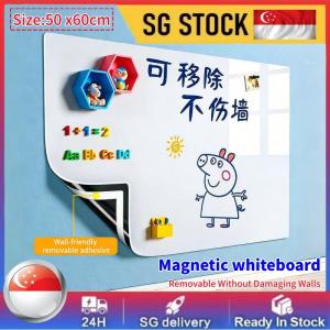 White board wall sticker 50x60cm magnetic whiteboard sticker wall whiteboard wallpaper