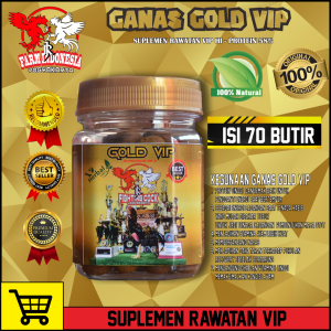 GANAS GOLD VIP & BLACK PLATINUM 70 BUTIR SUPLEMEN AYAM RAWATAN AYAM