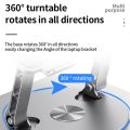 GOOJODOQ Laptop Stand 360° Rotatable For Notebook Tablet Stand Liftable Portable Folding Stand Inch Laptop Tablet For iPad. 