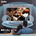 TuTu 65 inch Google TV (Powered by HKC) 4K ULTRA HD LED Widescreen Frameless TV - Netflix, Google Playstore (10,000 Apps) with HDR10+, Fast streaming Wi-Fi, Bluetooth 5.0, Built-in HDMI, USB, Dolby Digital Sound, Chromecast with Free TV Wall Bracket. 