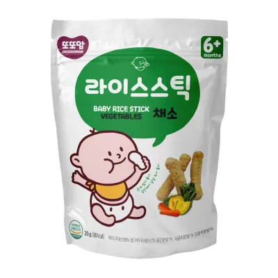 DDODDOMAM Vegetables Rice Stick Baby Snack