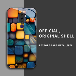 สำหรับ Oppo A9 2020&OPPO A5 2020&OPPO A11X&OPPO A11 เคสศัพท์ป้องกันการตกที่มีสี่เหลี่ยมเล็กๆ สีสันสดใส มีสไตล์และมีเอกลักษณ์