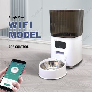 TerraLux Smart Automatic Cat Feeder With Camera WiFi Dog Feeder For Portion Control And