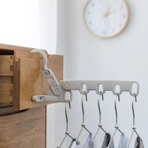 【SG Seller】Multi Clip Pants Hanger 20 Clips Space-Saving Sock Drying Rack Stainless Steel For Drying Socks Underwear 衣架