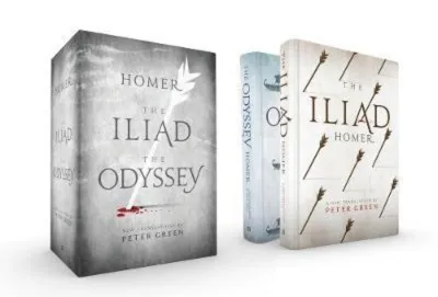 [100% Original Books] - The Iliad and the Odyssey Boxed Set by Homer (US edition hardcover)