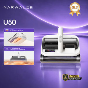 Narwal U50 Dust Mite Vacuum | 58°C Heating | 65000 Taps/min | UVC Sterilization | Disposable Dust Bag | Intelligent Dust Mite Detection | 99.99% Mite Removal Rate
