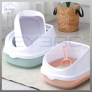 Long Back Cat Litter Box with Scooper